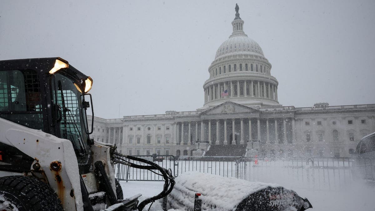 Winter storm in Washington