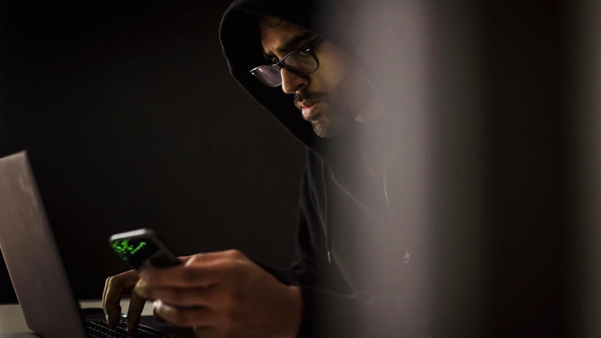 hacker at work