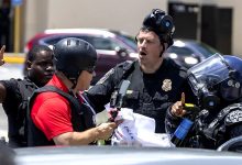 Journalist arrested while covering anti-Trump protest granted bail amid deportation battle