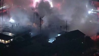 One dead after fireworks explosion sets Los Angeles home on fire