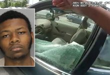 Georgia police officers break into car parked outside mall with two children sweltering inside: video