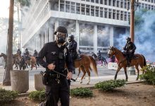 LA officials charge over 40 anti-ICE protesters who allegedly assaulted officers, horses and threatened child
