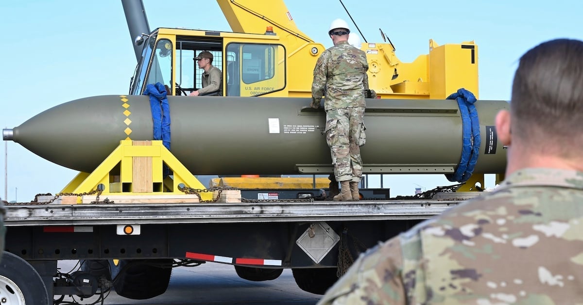 US Air Force awards contract to prototype next-gen bunker-buster bomb