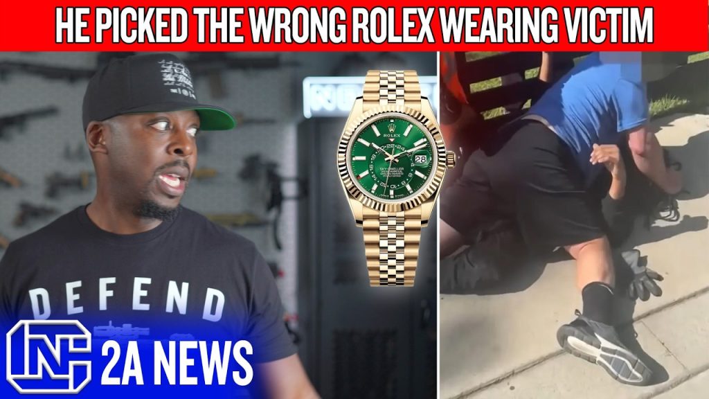 Armed Robber Picked the Wrong Guy to Steal a Rolex From