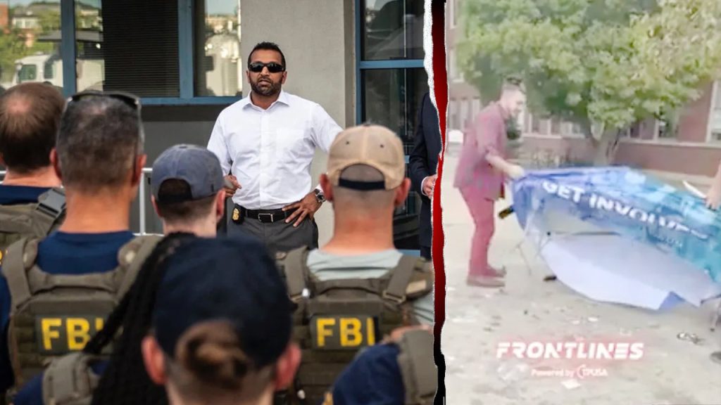 TPUSA table flipper arrested for alleged Trump threats ignored FBI warning about violent posts: affidavit TPUSA table flipper arrested for alleged Trump threats ignored FBI warning about violent posts: affidavit