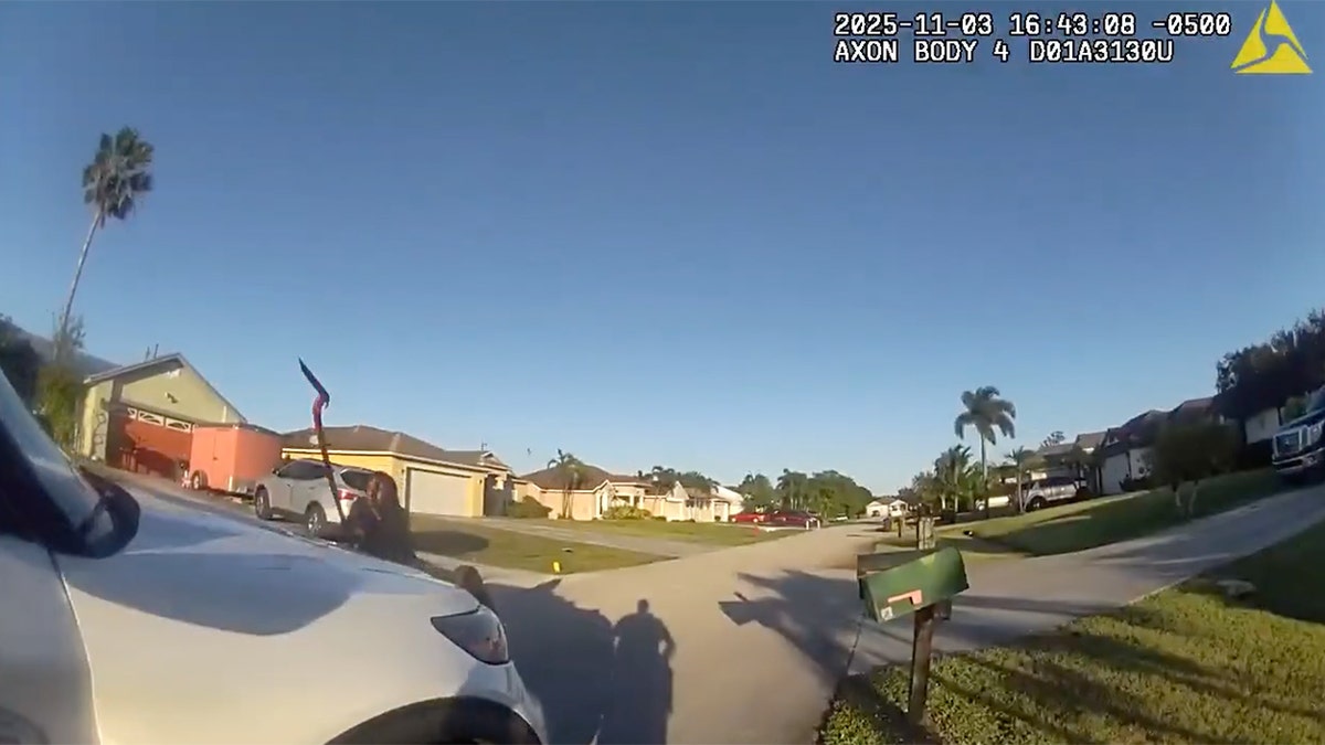 Florida police arrest a teenager for allegedly bashing a police cruiser with a shovel.