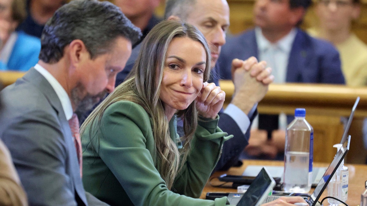 Karen Read in court during her retrial facing murder charges in connection to the death of John O’Keefe