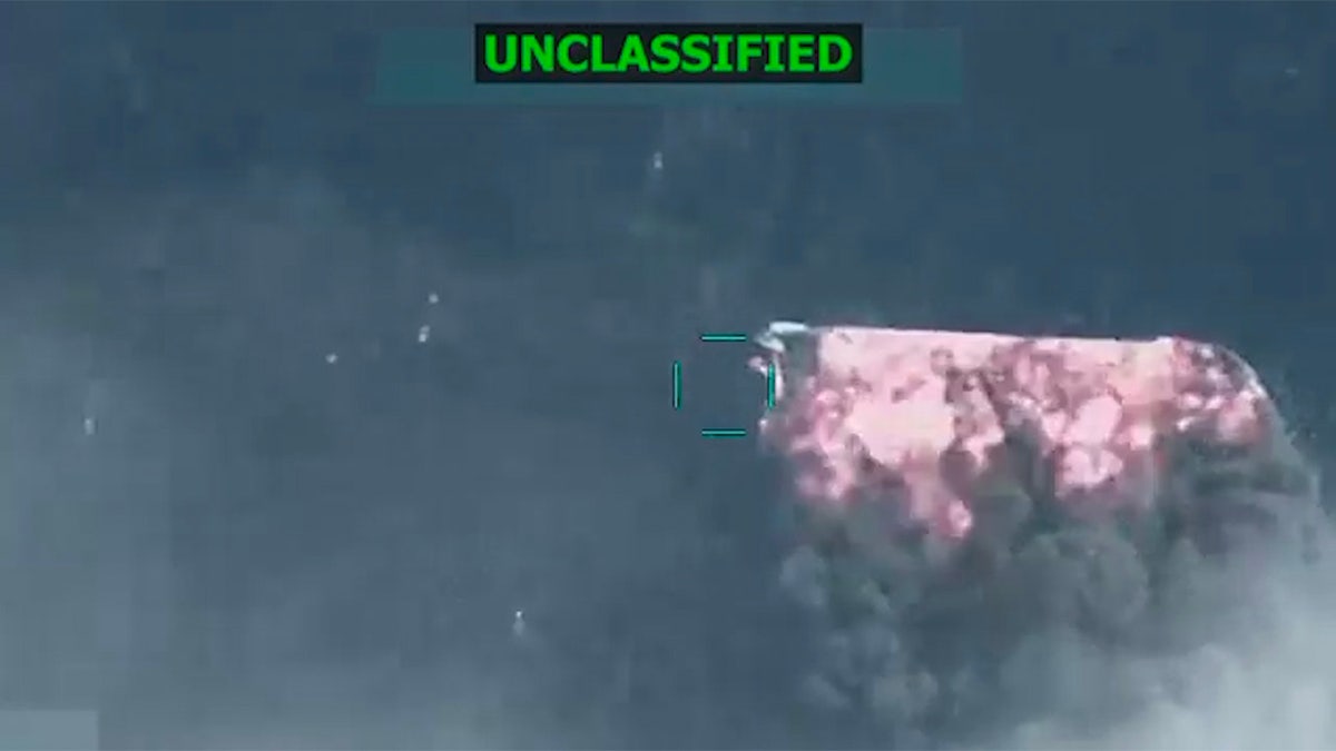 U.S. drone strike against narco-terrorists.