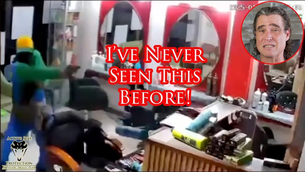 Perp Caught on Camera Using a Back Up Gun!