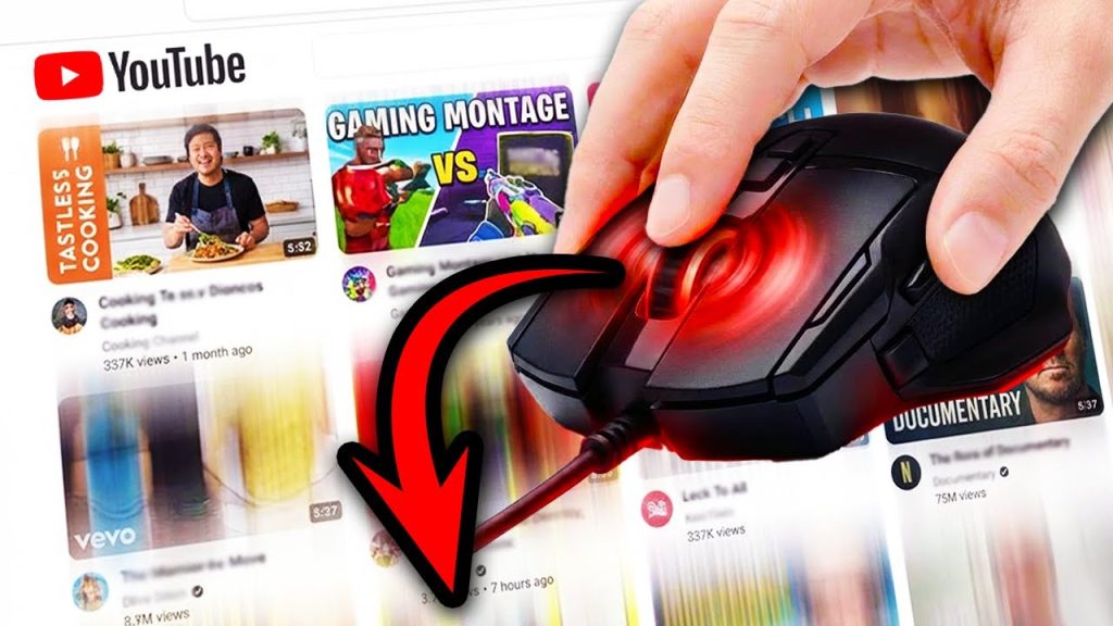 Scrolling to the BOTTOM OF The YouTube Homepage