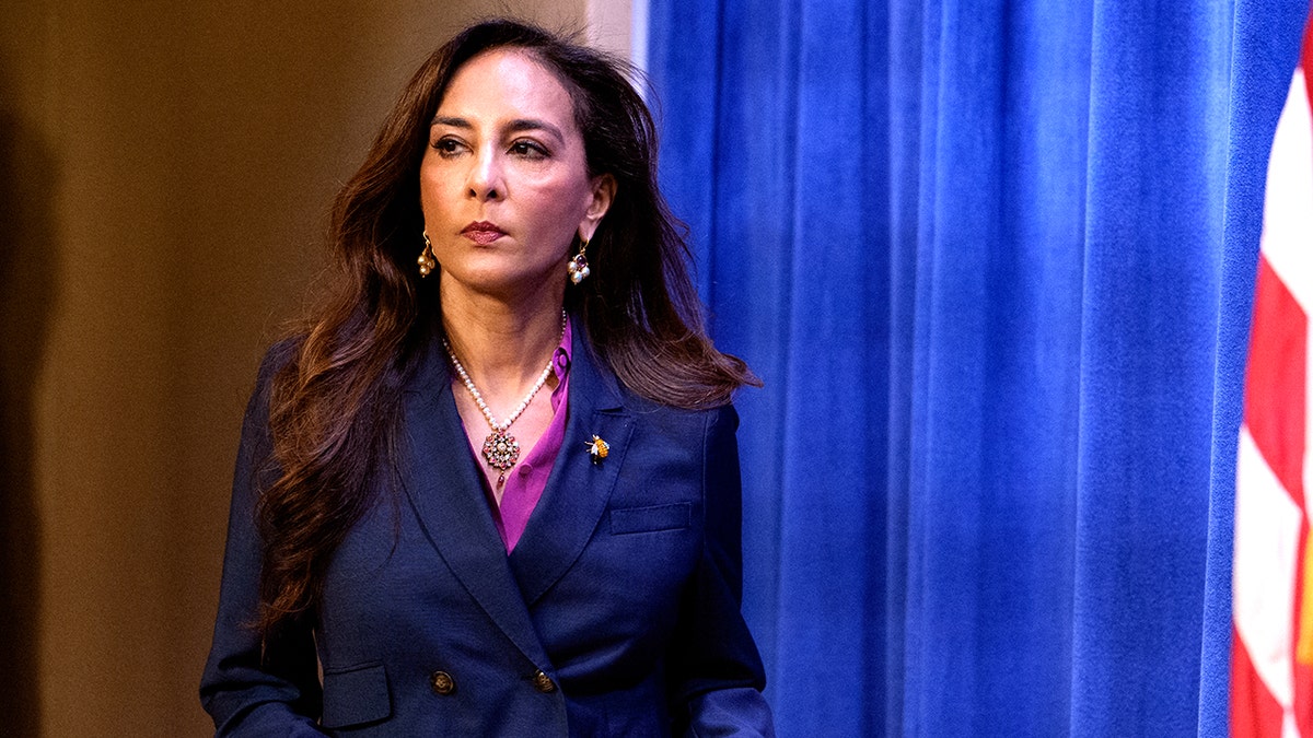 Harmeet Dhillon at podium