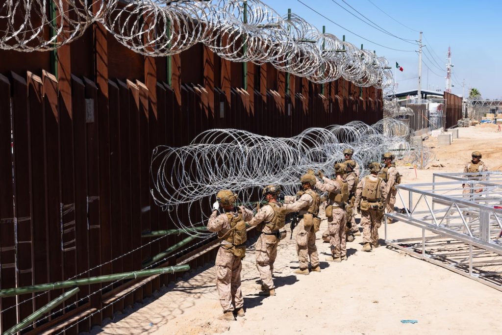 Marines deployed to Arizona’s southern border to support security