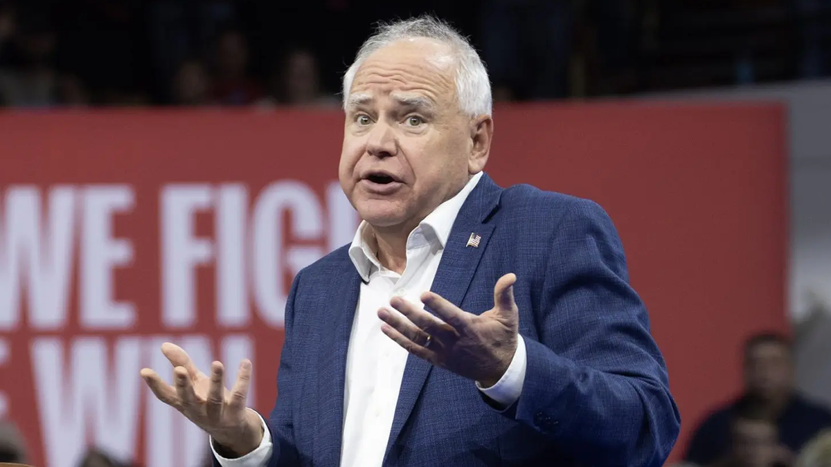 gov tim walz confused shrug