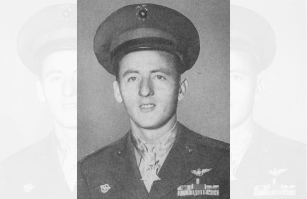 This Marine pilot earned ace status as a Wildcat menace in the Pacific