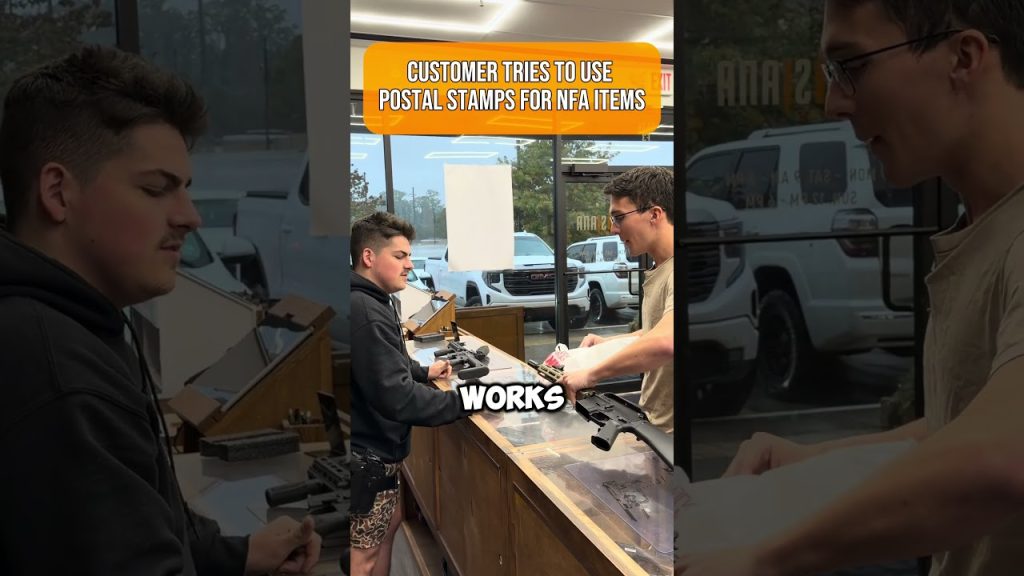 Someone Tried To Use Postal Stamps for NFA Items