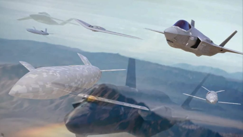 Navy F-35 pilots train to wield drones with touchscreen tablets