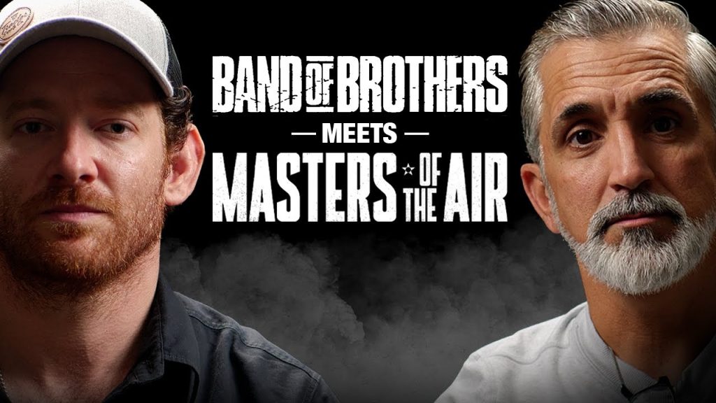 “Band of Brothers” Actor Meets “Masters of the Air” Actor | James Madio & Sawyer Spielberg