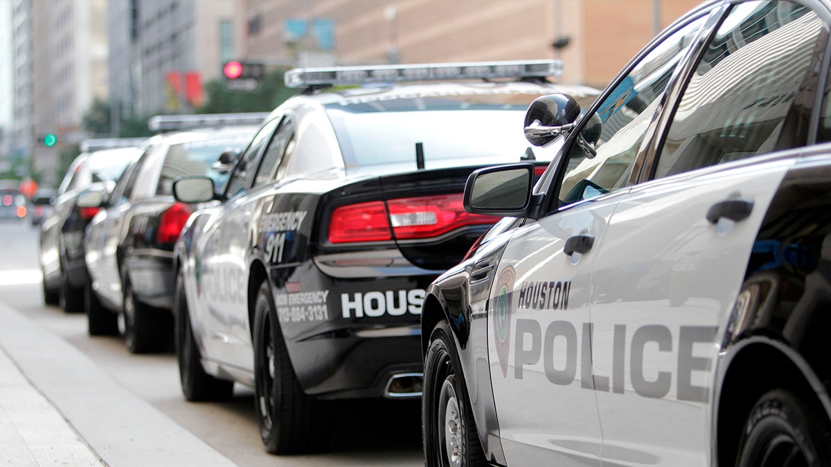 Houston PD cars lined up
