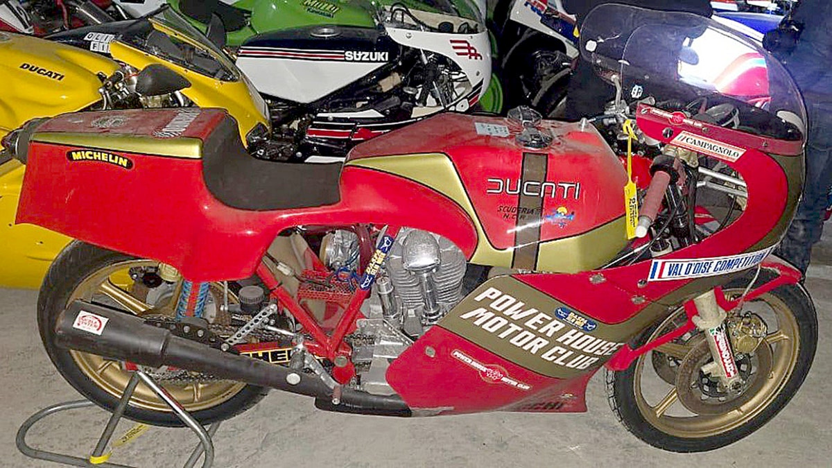 Picture of stolen motorbike