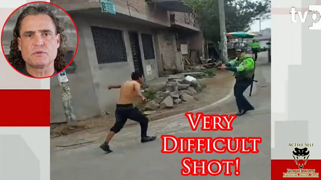 Aggressive Knife-Wielding Man Stopped By Lucky Officers