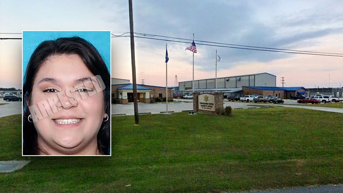 Woman smiling in a headshot with a sheriff's office in the background.