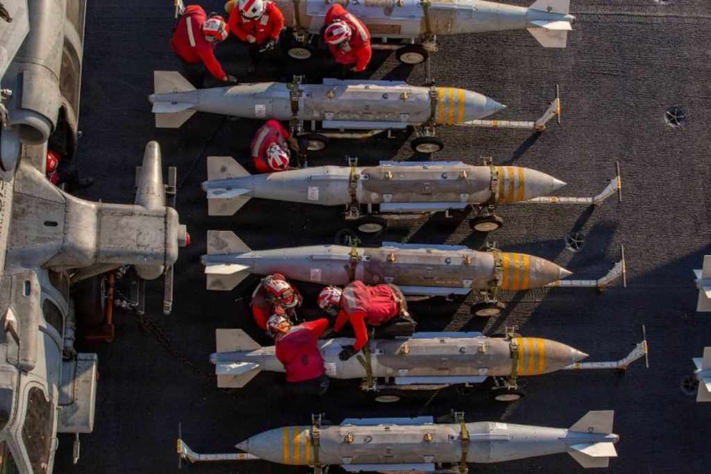 Bombs headed for Iran in Operation Epic Fury don names of US sailors Bombs headed for Iran in Operation Epic Fury don names of US sailors