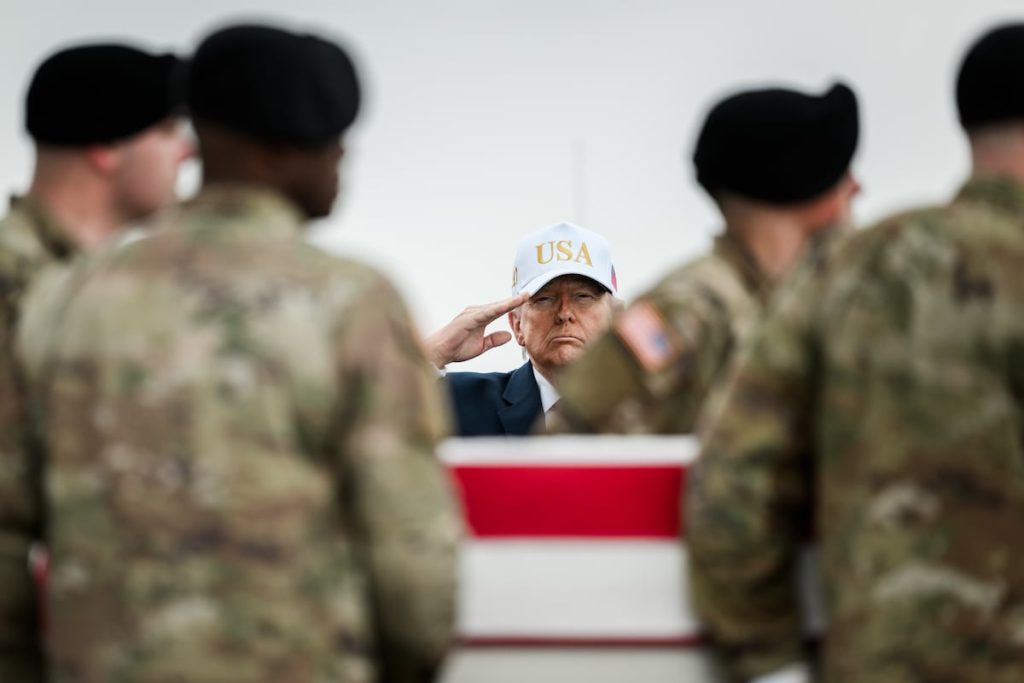 Trump fundraising email uses photo of March 7 dignified transfer of deceased soldier Trump fundraising email uses photo of March 7 dignified transfer of deceased soldier