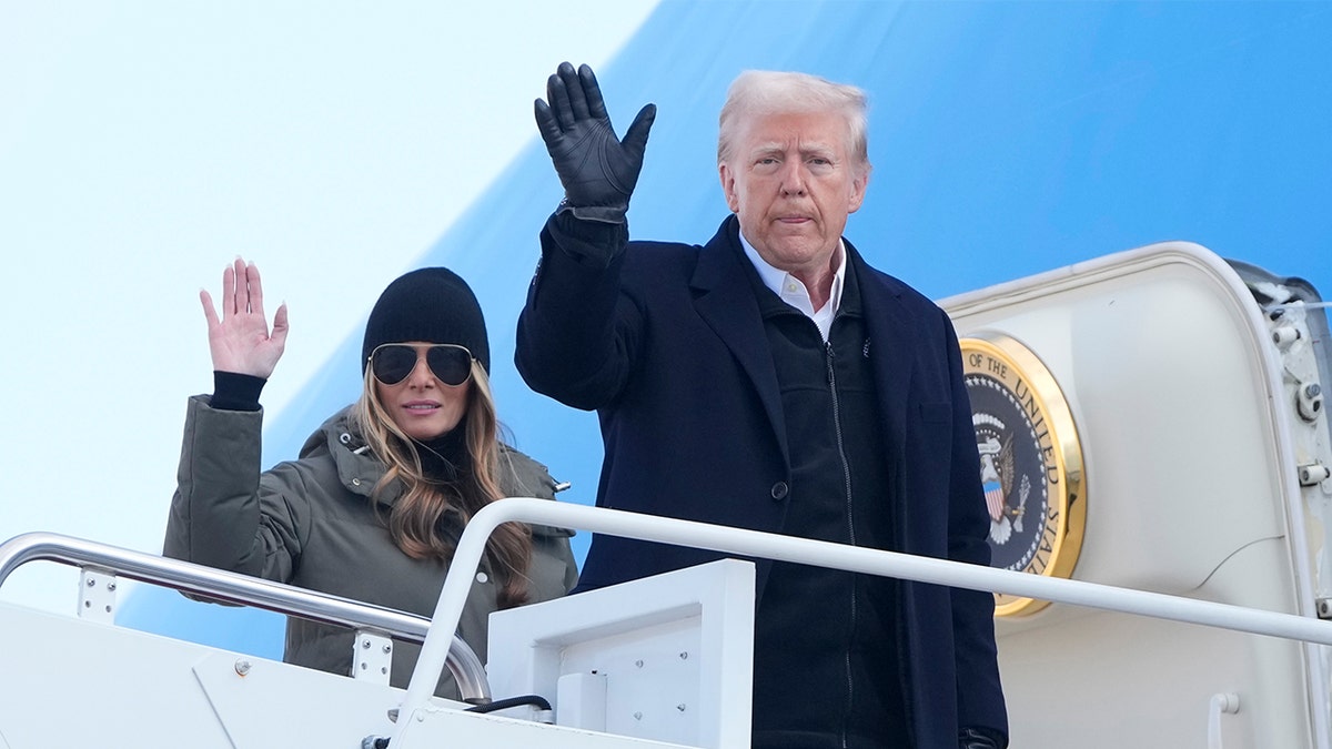 President Donald Trump and Melania Trump