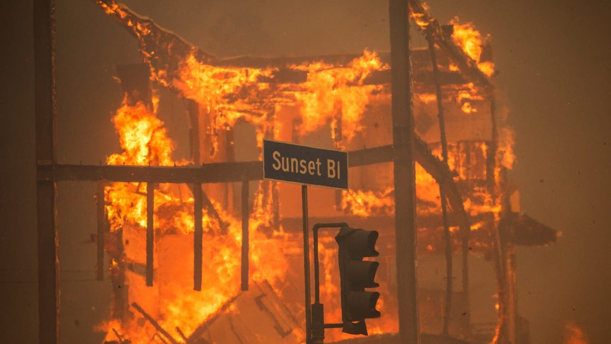 Powerful Winds Fuel Multiple Fires Across Los Angeles Area