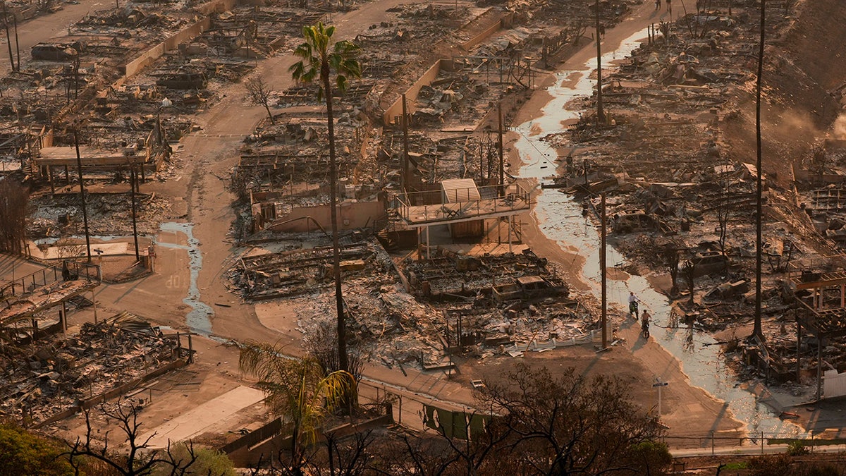 Aftermath of the California wildfires