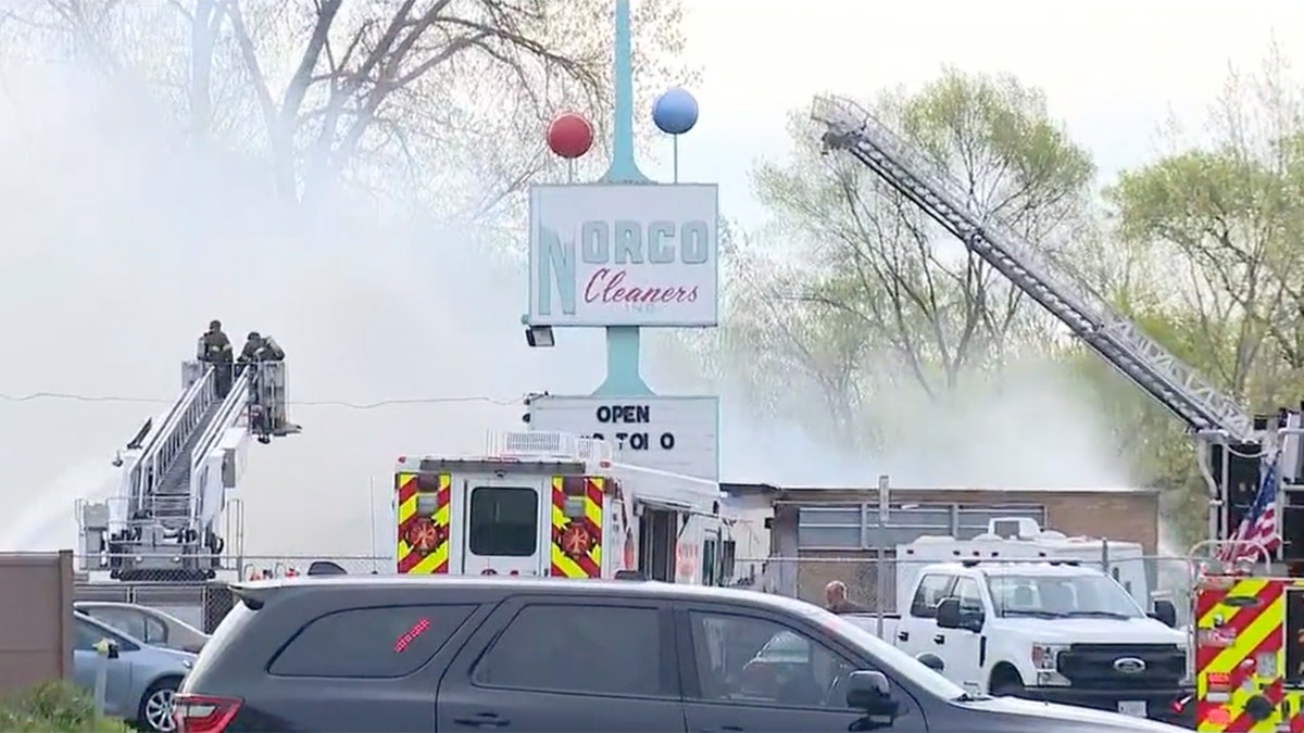 A fire destroyed a local Illinois business