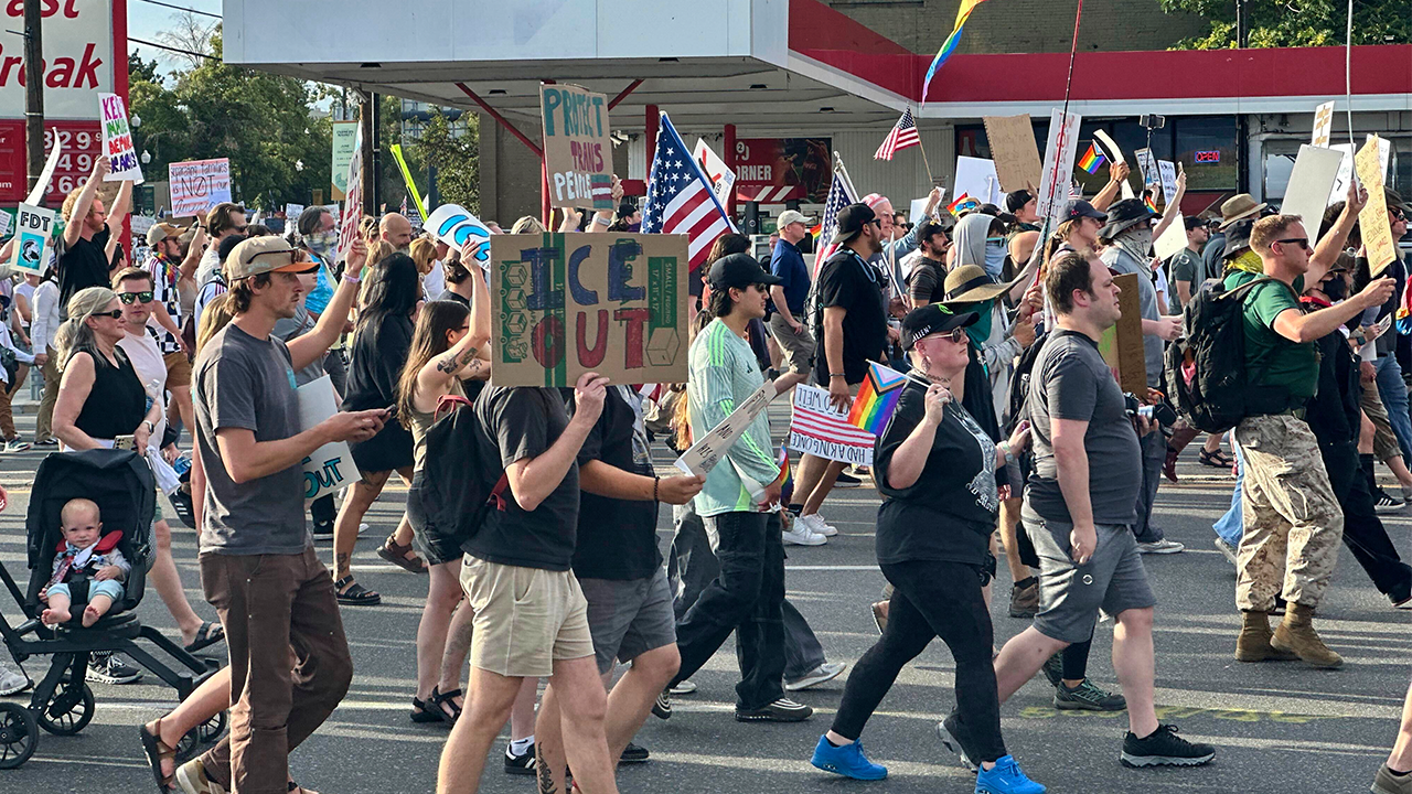 Person of interest in custody after shooting at ‘No Kings’ demonstration in Utah