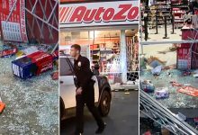 Over 100 looters ransack AutoZone in possible LA street takeover