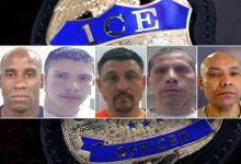 DHS arrests five illegal immigrants convicted of serious crimes, including murder and child abuse