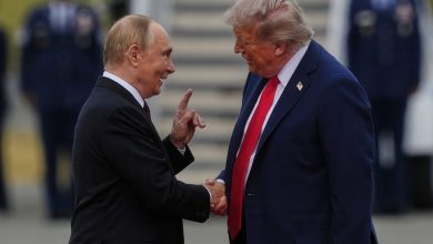 B-2, fighter jets fly over as Trump-Putin summit begins