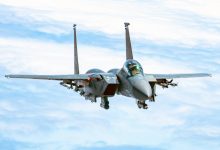 F-15E lands safely in Japan after wheel falls off