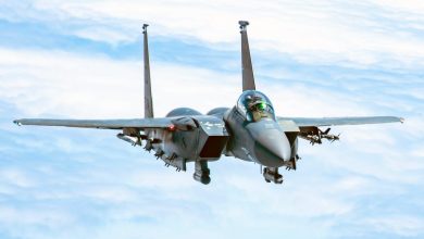 F-15E lands safely in Japan after wheel falls off