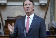 Virginia’s governor vetoes labor and gun reform