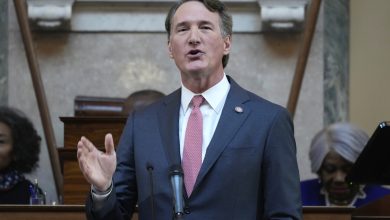 Virginia’s governor vetoes labor and gun reform