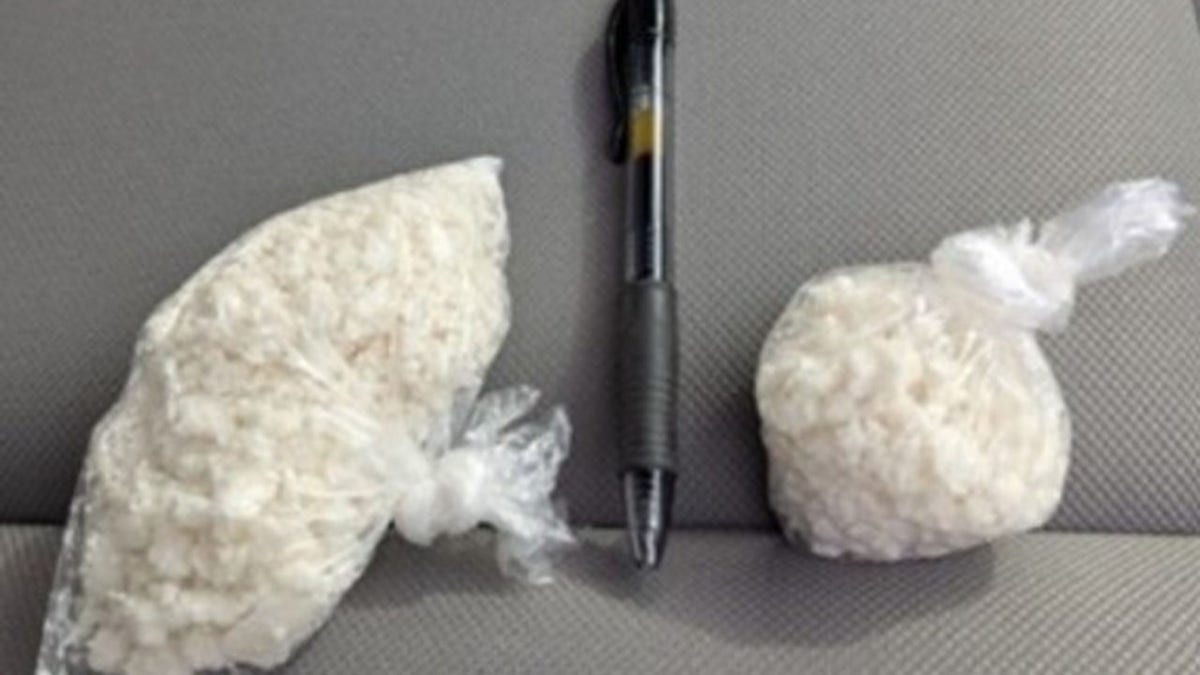 Crack cocaine wrapped in bags