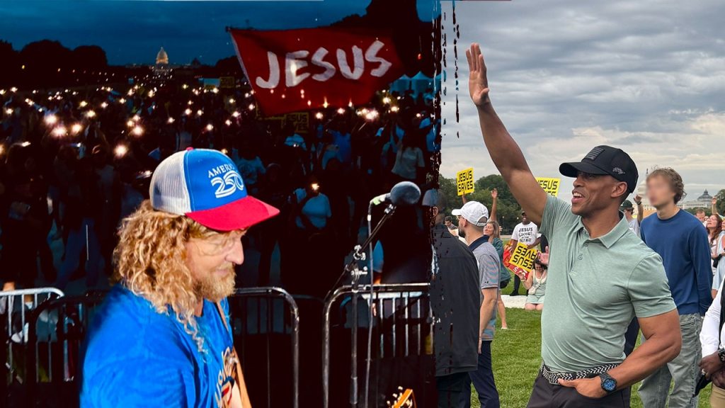 EXCLUSIVE: HUD Secretary Turner, worship leader Sean Feucht unite at National Mall faith-based event