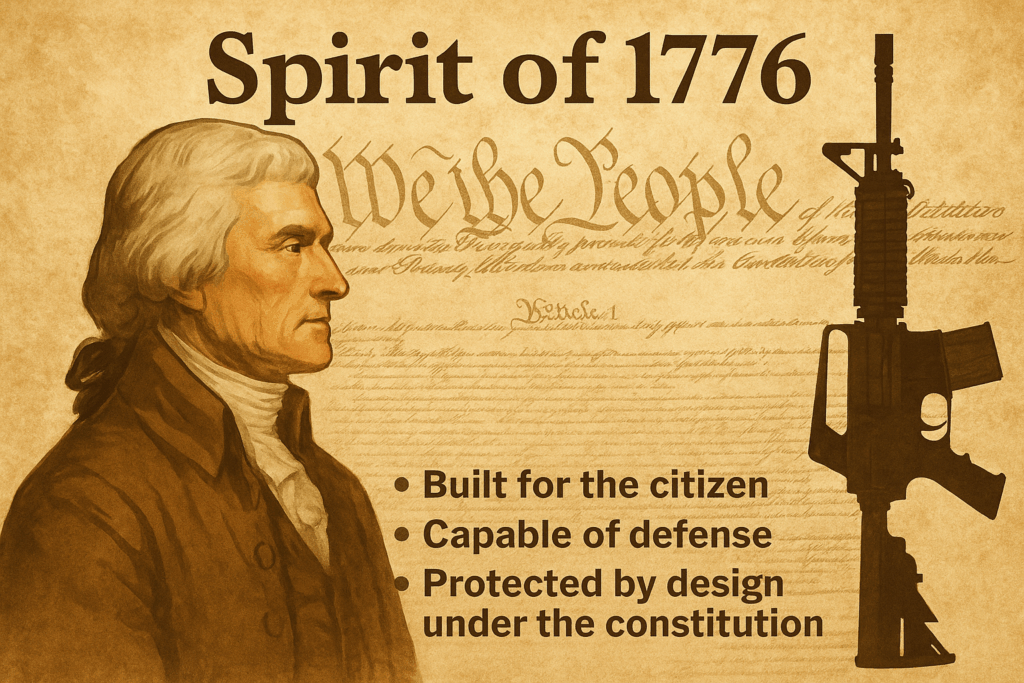 Modern liberty, original intent.