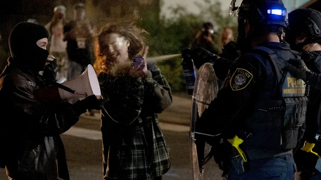 Trump administration reviewing Portland federal funding amid anti-ICE clashes, journalist’s detention
