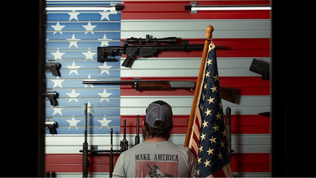 Hold Up Displays’ New American Flag Gun Wall System Hold Up Displays’ New American Flag Gun Wall System