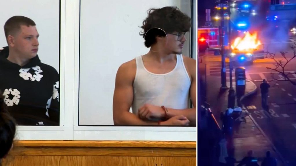 Blue city street takeover suspects released after police cruiser torched: officials Blue city street takeover suspects released after police cruiser torched: officials