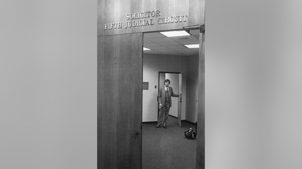 Dick Harpootlian featured in a black-and-white photo of the Fifth Circuit Solicitor’s Office