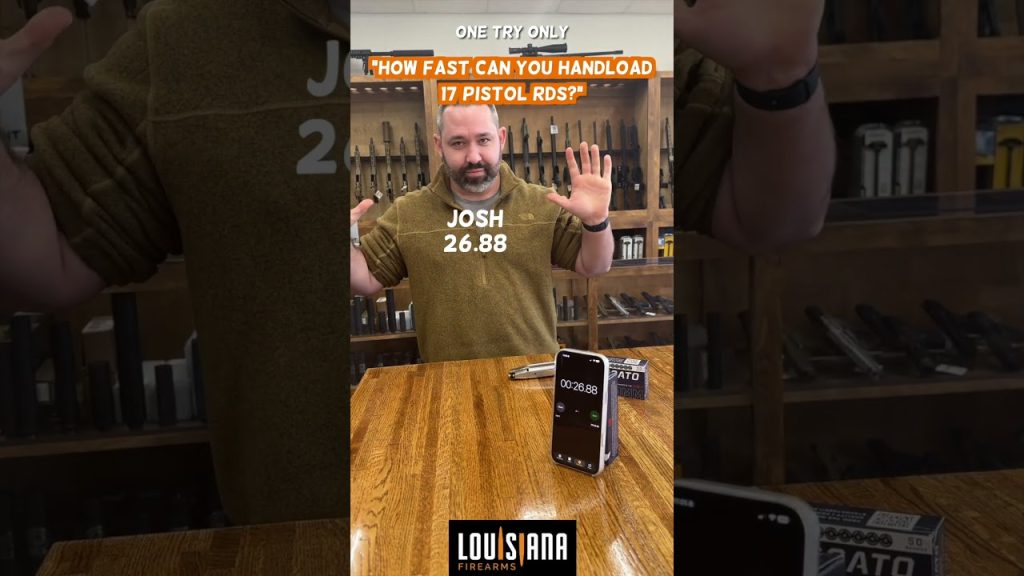 How fast can you handload?