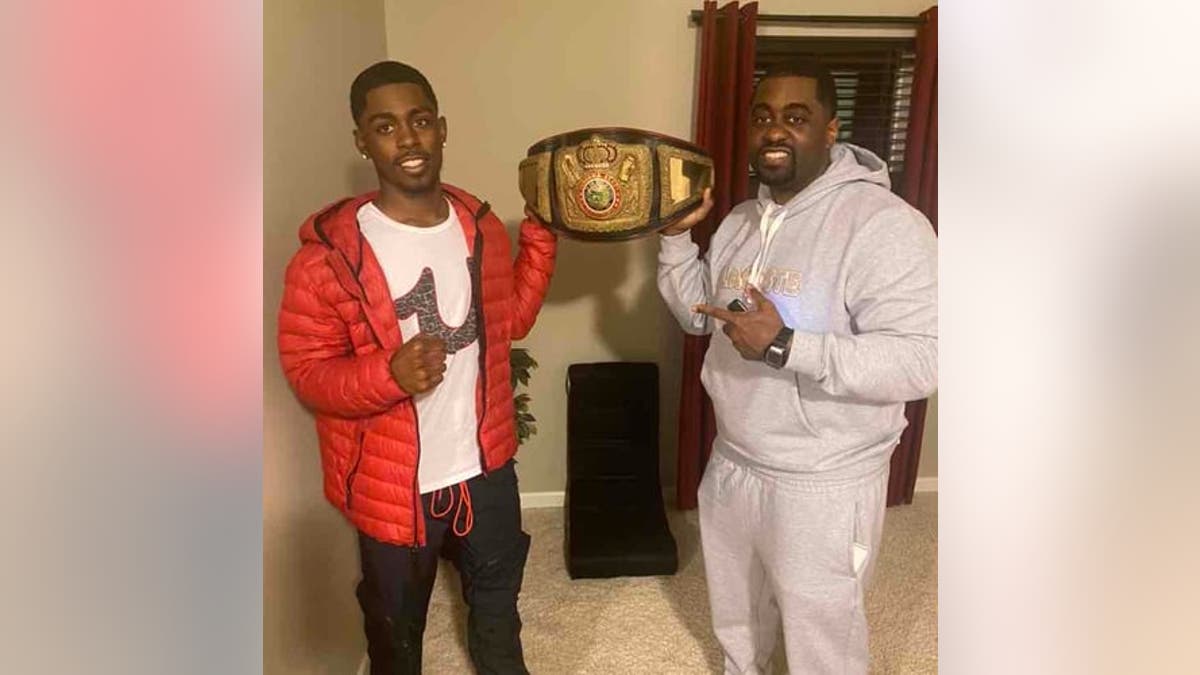 Former boxer Charles "Duke" Tanner and his son Charles Tanner Jr.