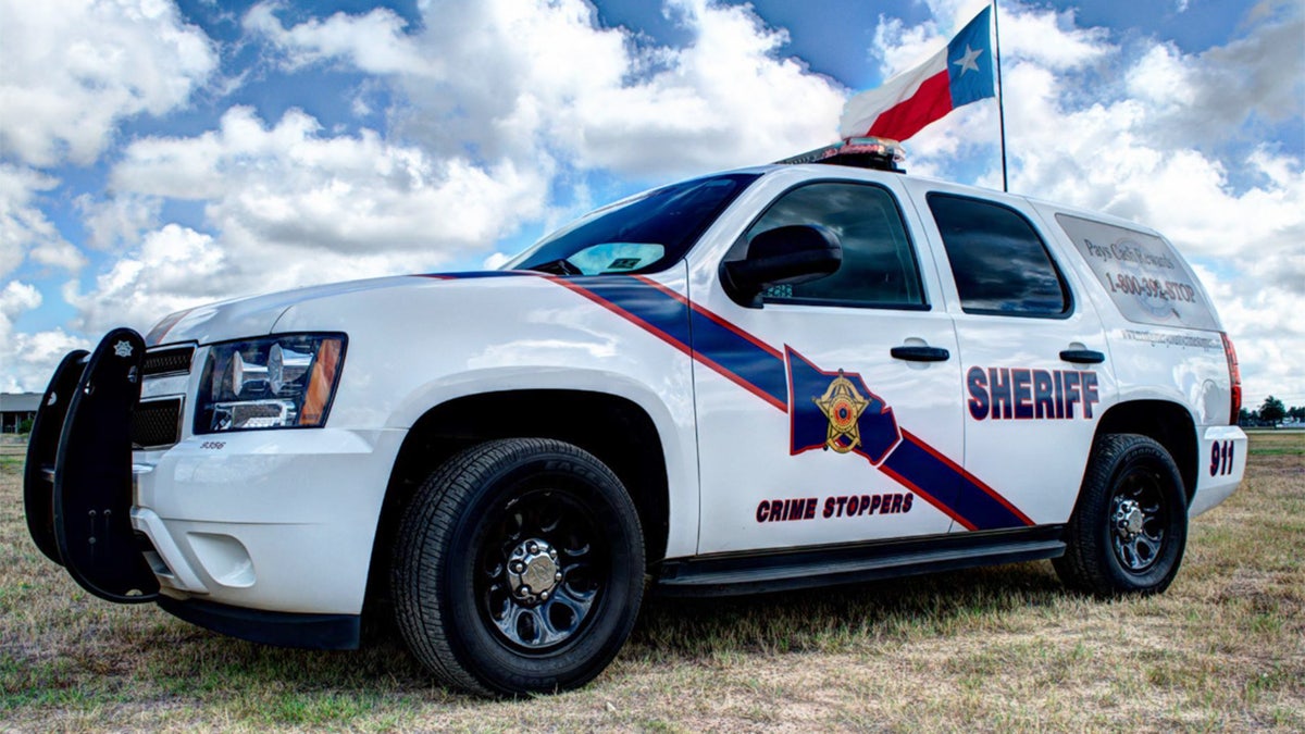 Montgomery County Sheriff's Office vehicle with Texas flag