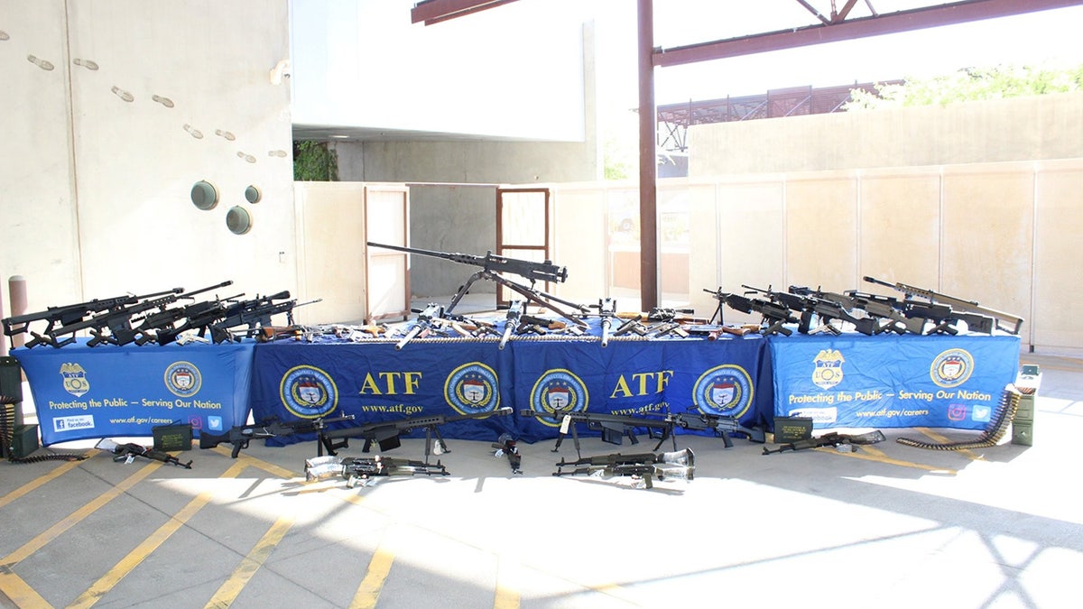 Seized firearms at ATF Arizona
